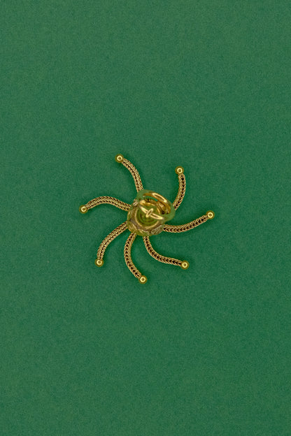 Antique Gold Tassel Charm Pendant